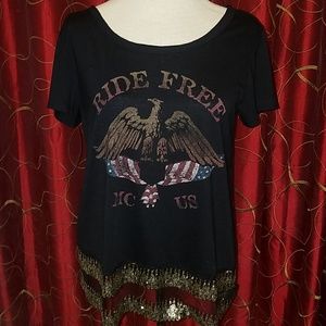 *FINAL* MC Ride Free Black Blouse